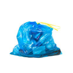 dorti garbage blue plastic